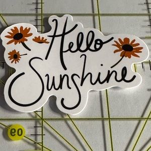 •Brand New• Flower Power Aesthetic Waterproof Sticker